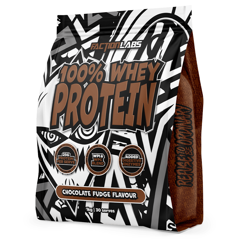 Faction Labs 100% Whey Protein Protein Powder 30 Serves Chocolate Fudge