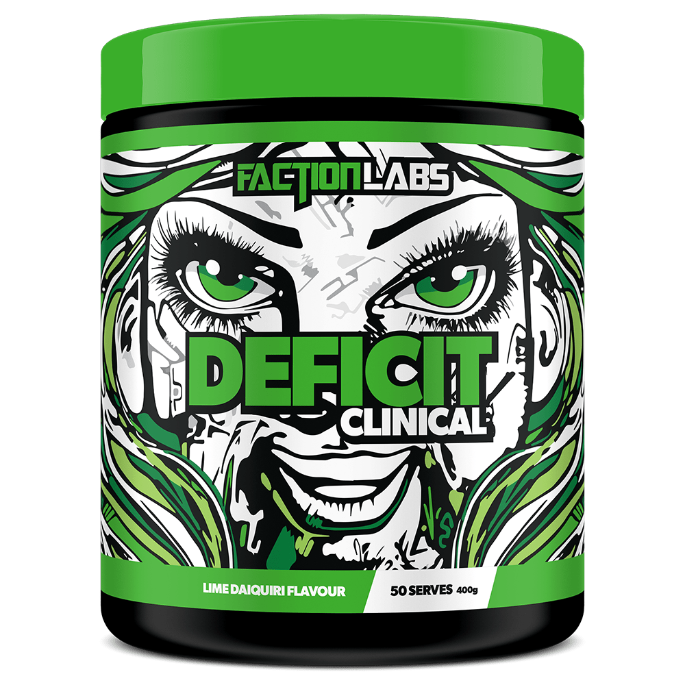 Faction Labs Deficit Clinical Fat Burner 50 Serves Lime Daiquiri