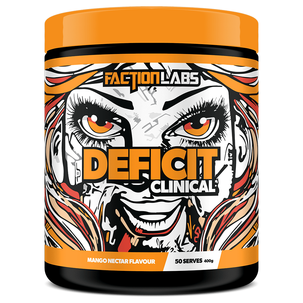 Faction Labs Deficit Clinical Fat Burner 50 Serves Mango Nectar