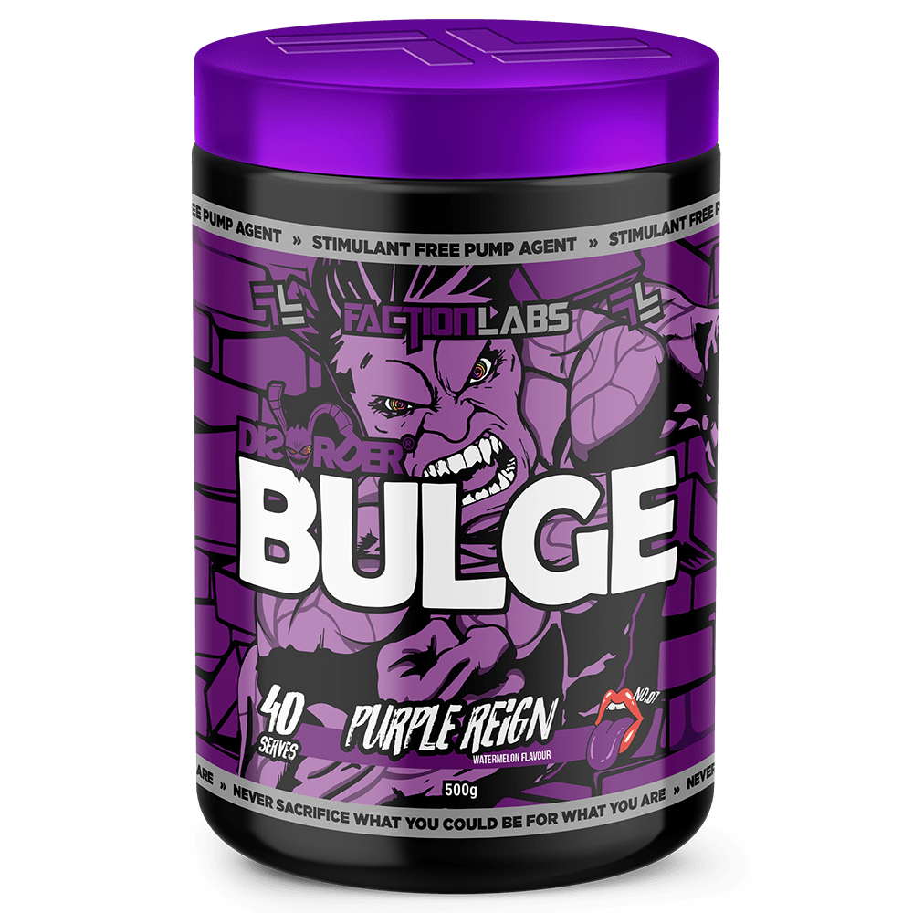 Faction Labs Disorder Bulge Pre-Workout 40 Serves Red Russian
