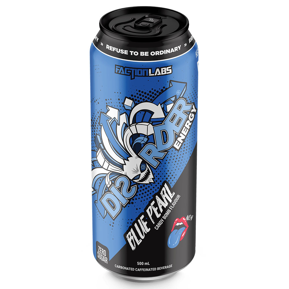 Faction Labs Disorder Energy Energy Drink 500mL Blue Pearl