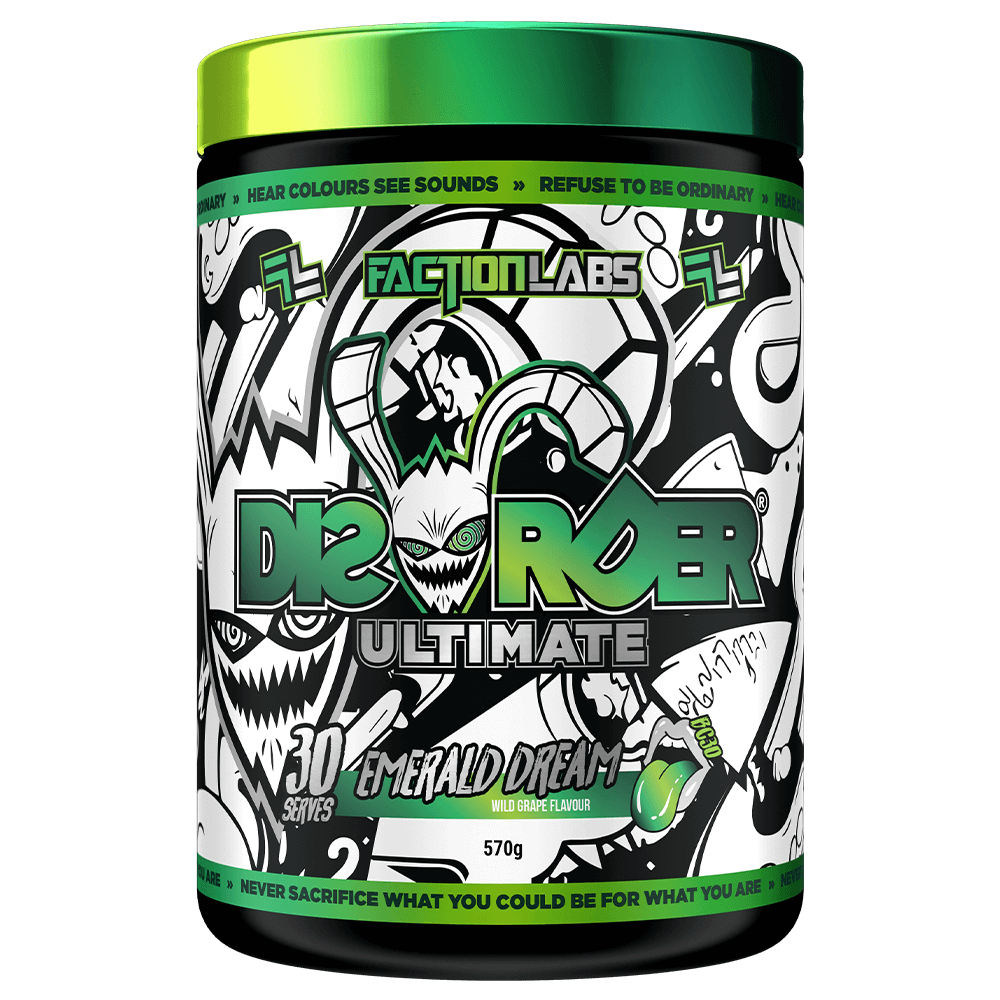 Faction Labs Disorder Ultimate Pre-Workout 30 Serves Emerald Dream