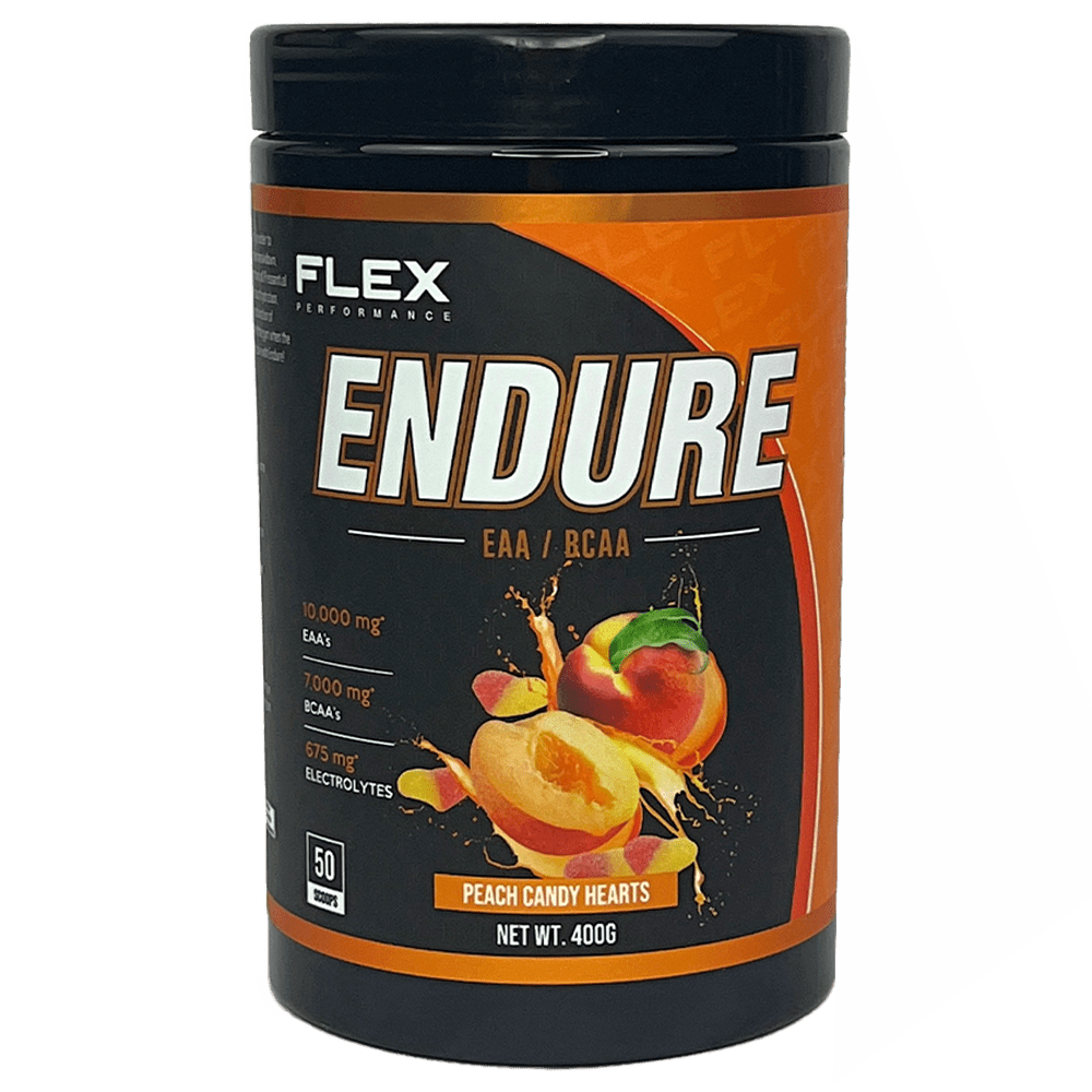 Flex Performance Endure Aminos 50 Serves Peach Candy Hearts