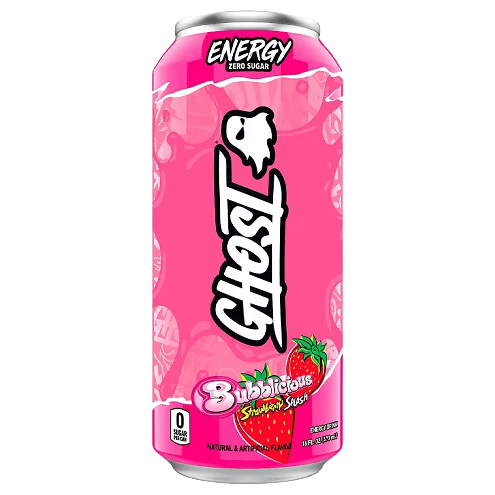Ghost Energy Energy Drink 473 mL Bubblicious Strawberry