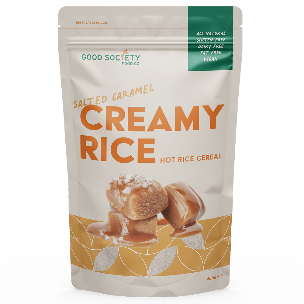 Good Society Food Co. Creamy Rice Food 400g Salted Caramel