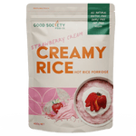 Good Society Food Co. Creamy Rice Food 400g Strawberry Cream