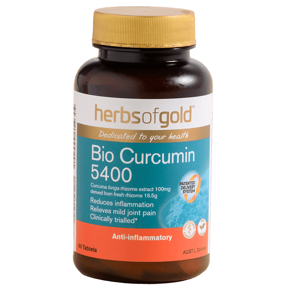 Herbs Of Gold Bio Curcumin 5400 Vitamins 30 Tablets
