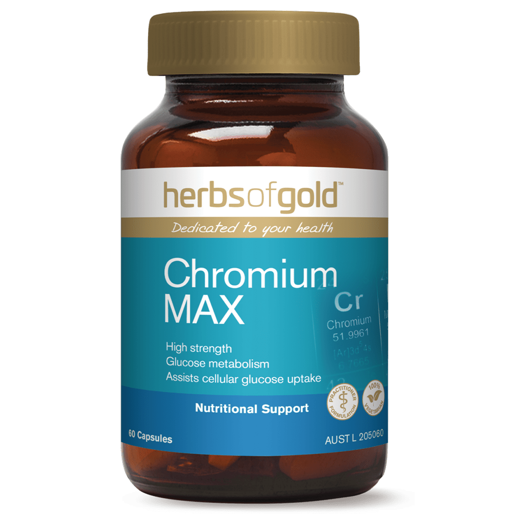 Herbs of Gold Chromium MAX Vitamins 60 Capsules