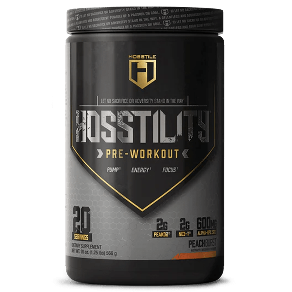 Hosstile Hosstility Pre-Workout 20 Serves Peach Burst