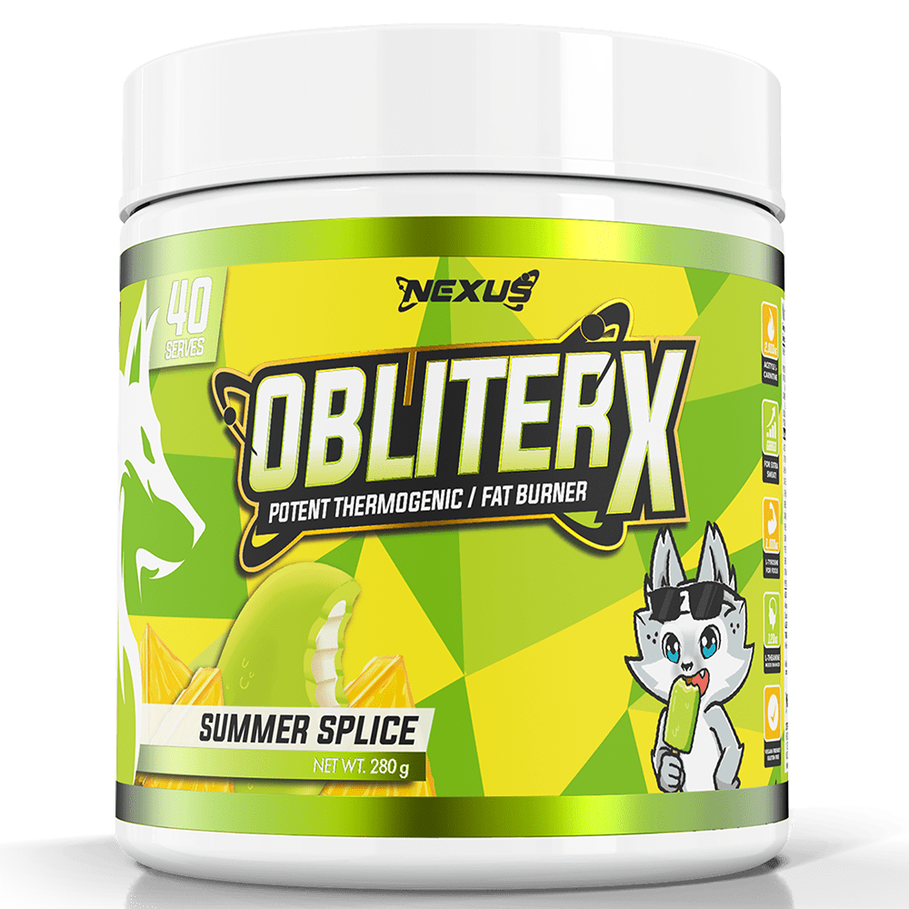 Nexus Sports Nutrition ObliterX Fat Burner 40 Serves Summer Splice