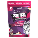 Nexus Sports Nutrition Super Protein Collagen + Astragin Protein Powder 30 Serves Blackcurrant Apple