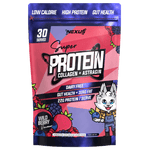 Nexus Sports Nutrition Super Protein Collagen + Astragin Protein Powder 30 Serves Wild Berry