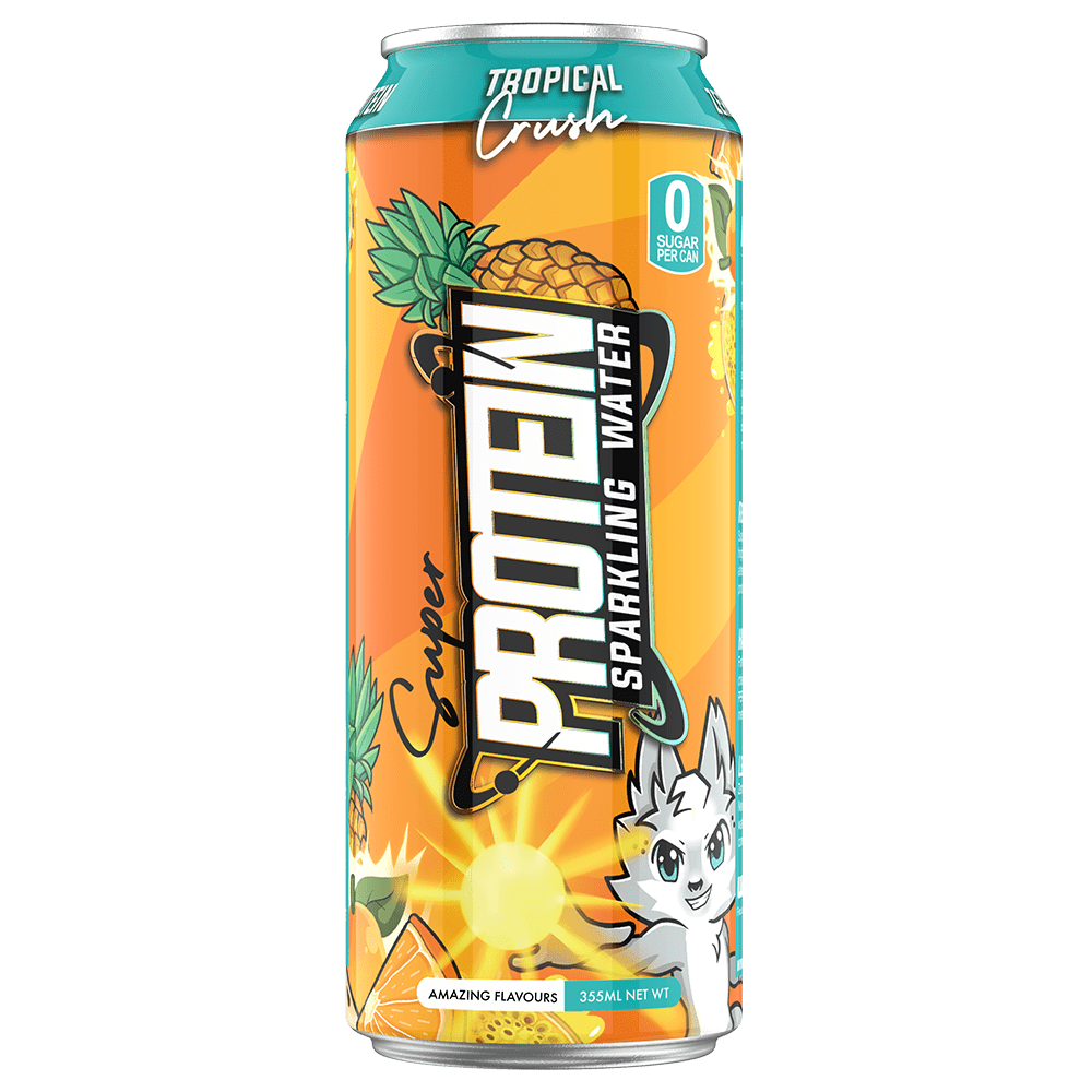 Nexus Sports Nutrition Super Protein Sparkling Water RTD Energy Drink 355mL Tropical Crush