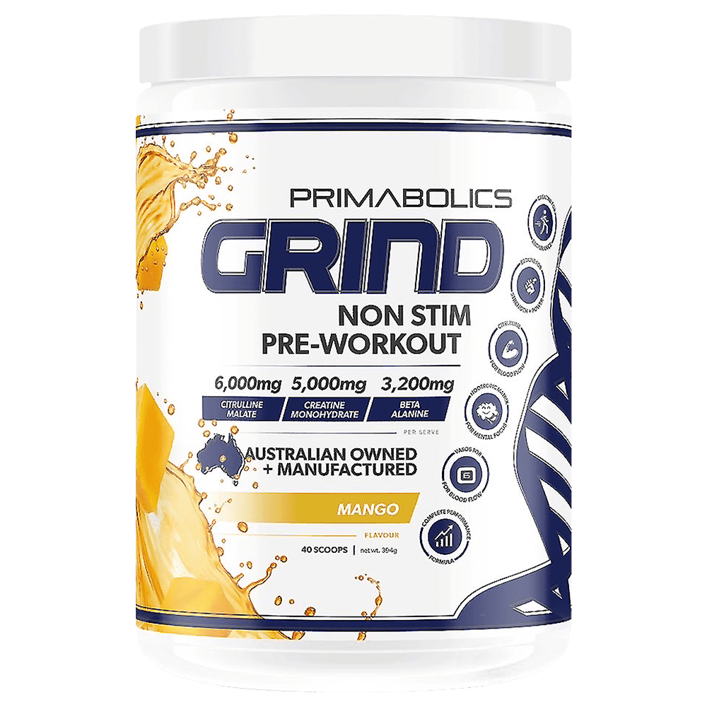 Primabolics Grind Pre-Workout 40 Serves Mango