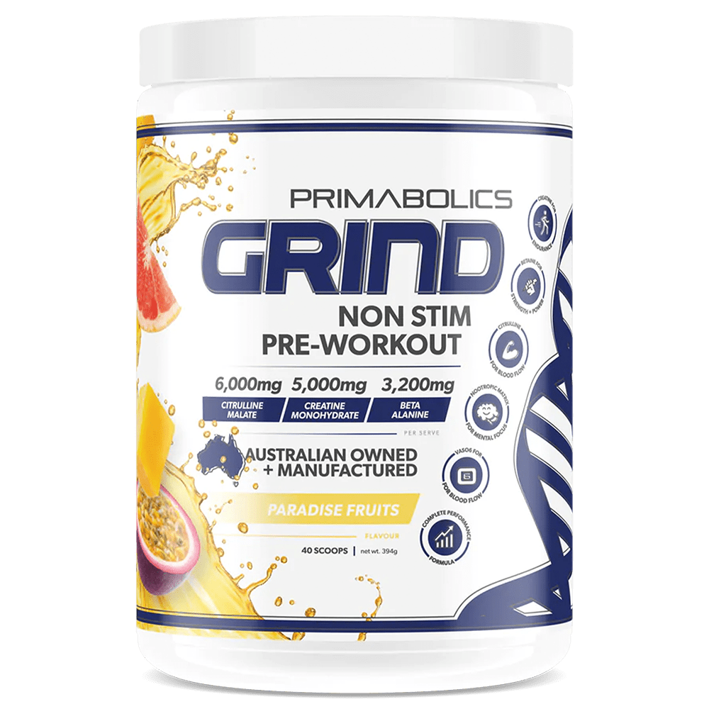 Primabolics Grind Pre-Workout 40 Serves Paradise Fruits