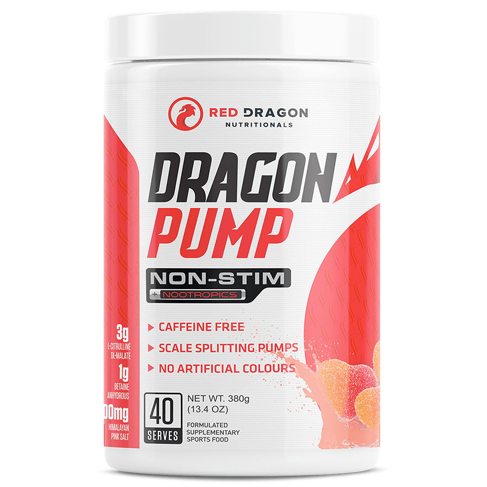 Red Dragon Nutritionals Dragon Pump Pre-Workout 40 Serves Peach Candy Hearts