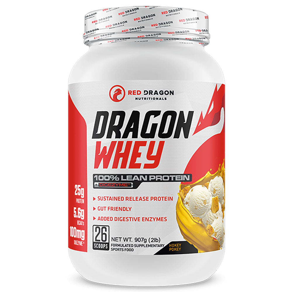 Red Dragon Nutritionals Dragon Whey Protein Powder 26 Serves Hokey Pokey