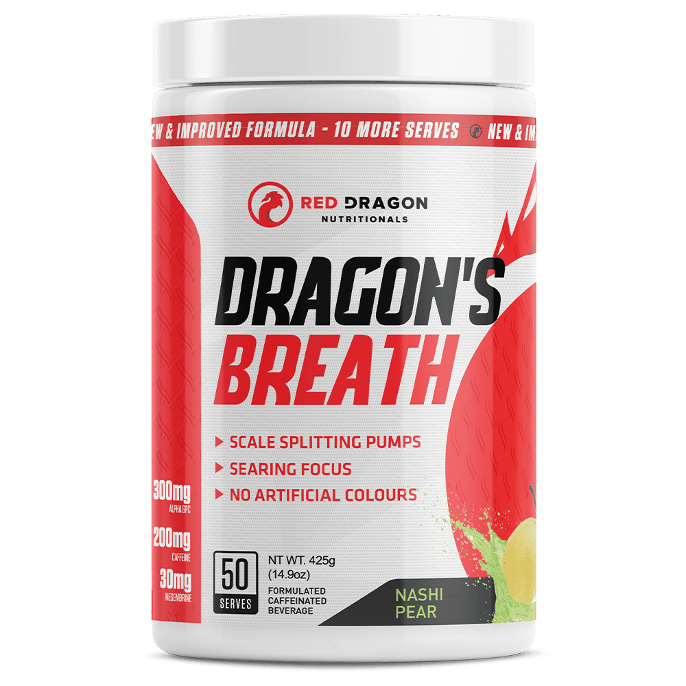 Red Dragon Nutritionals Dragon's Breath Pre-Workout 50 Serves Nashi Pear