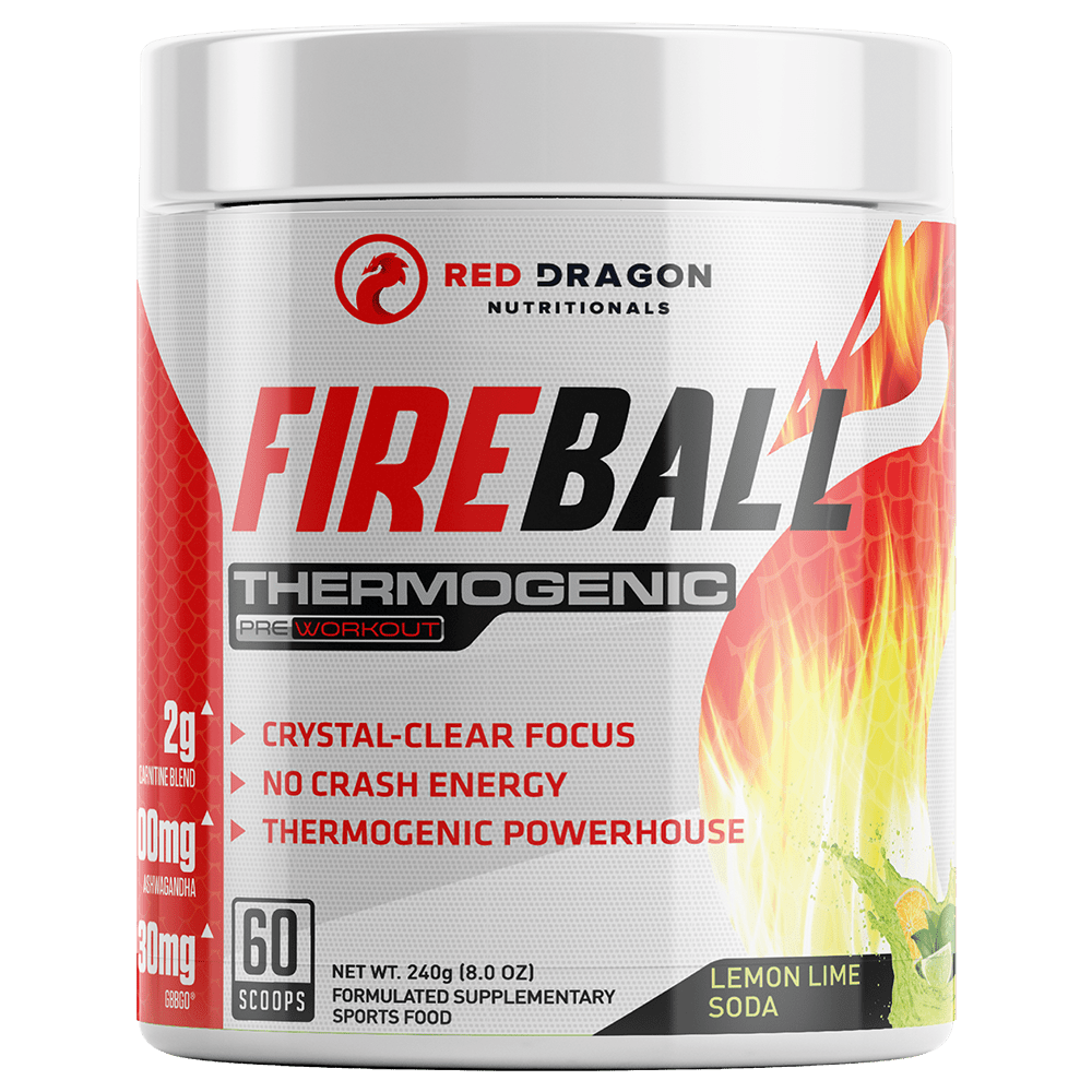 Red Dragon Nutritionals Fireball Fat Burner 60 Serves Lemon Lime Soda