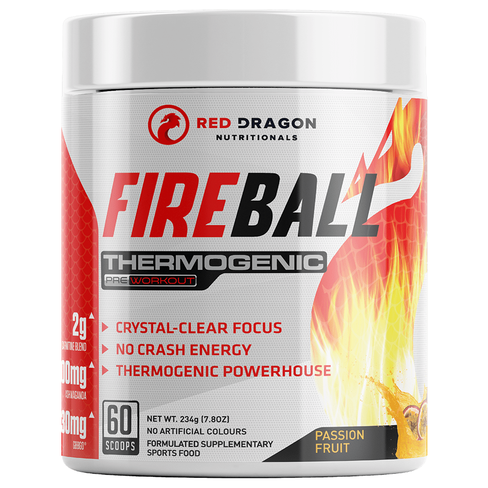 Red Dragon Nutritionals Fireball Fat Burner 60 Serves Passionfruit