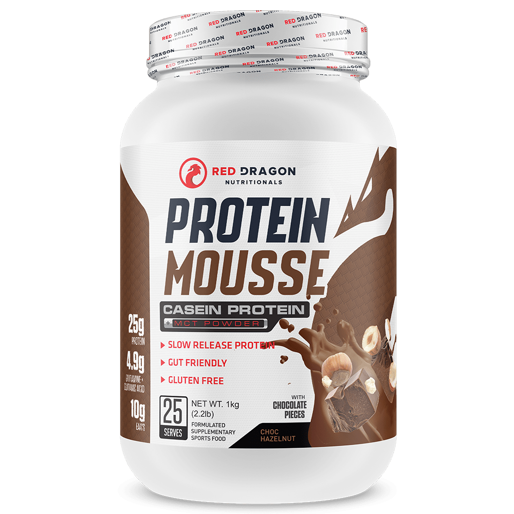 Red Dragon Nutritionals Protein Mousse Protein Powder 1 Kg Chocolate Hazelnut