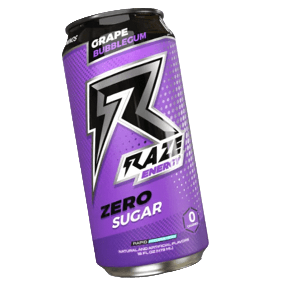 Repp Sports Raze Energy Energy Drink 473mL Grape Bubblegum