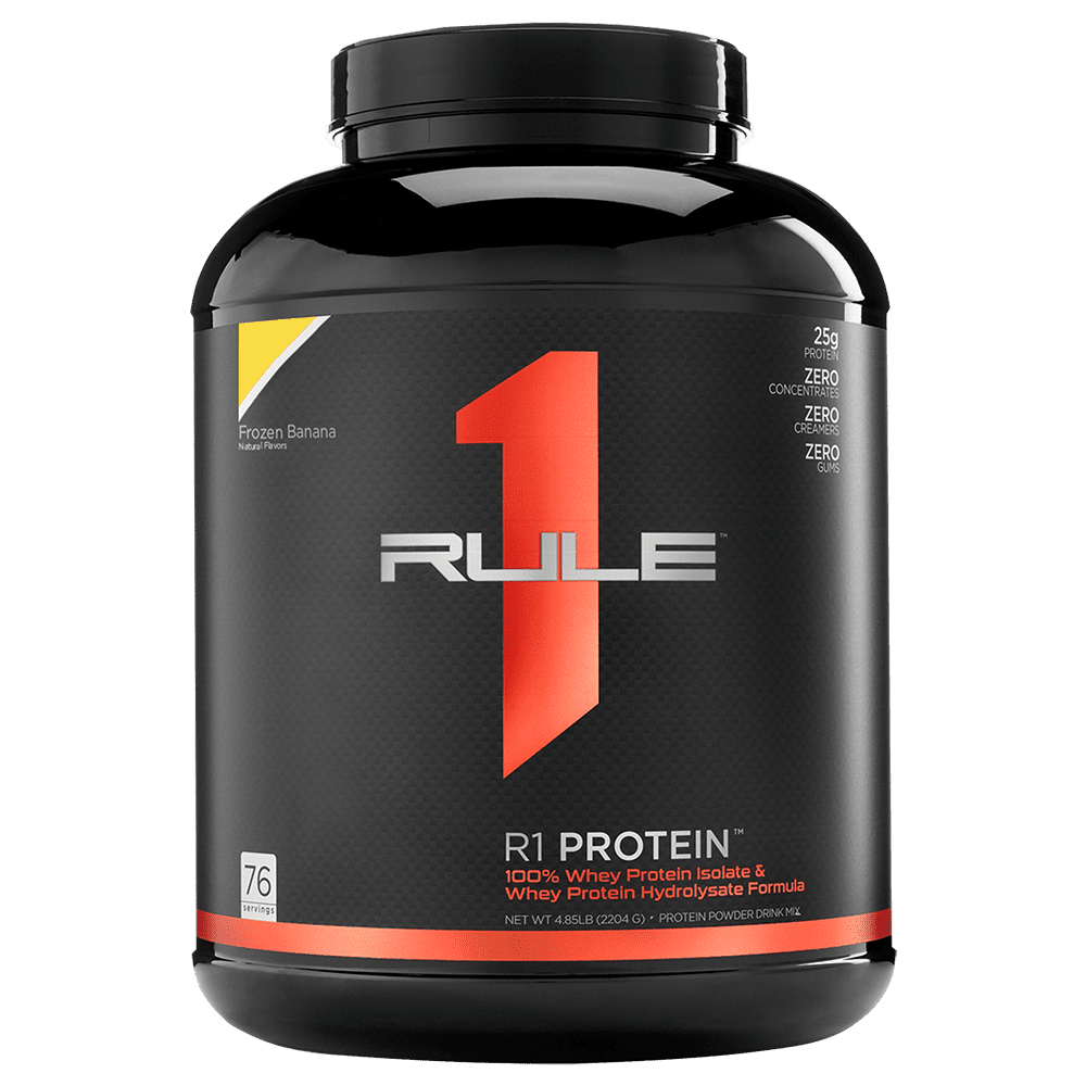 Rule 1 R1 Isolate Protein Protein Powder 2.27kg Frozen Banana