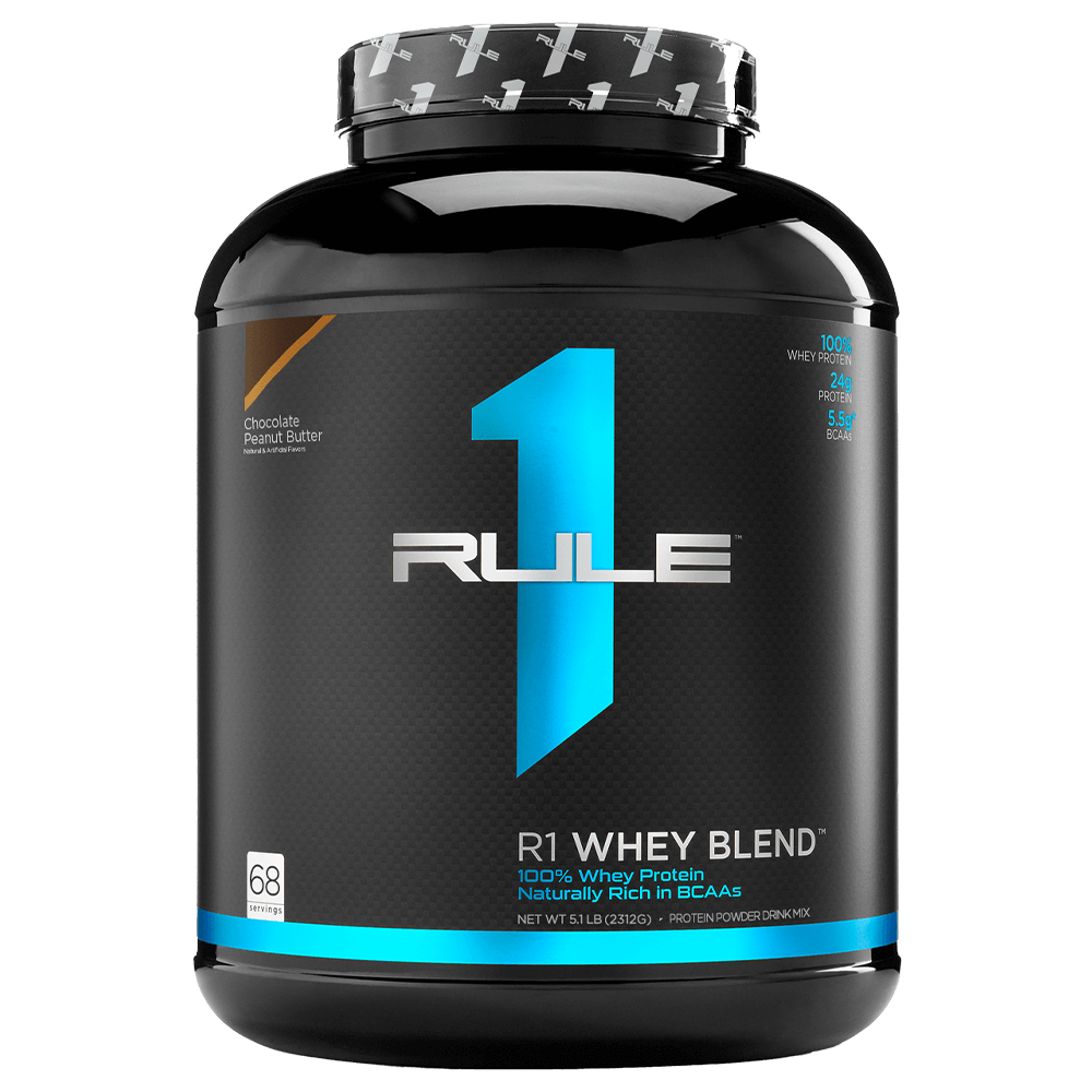 Rule 1 Whey Blend Protein Powder Chocolate Peanut Butter 68 Serves