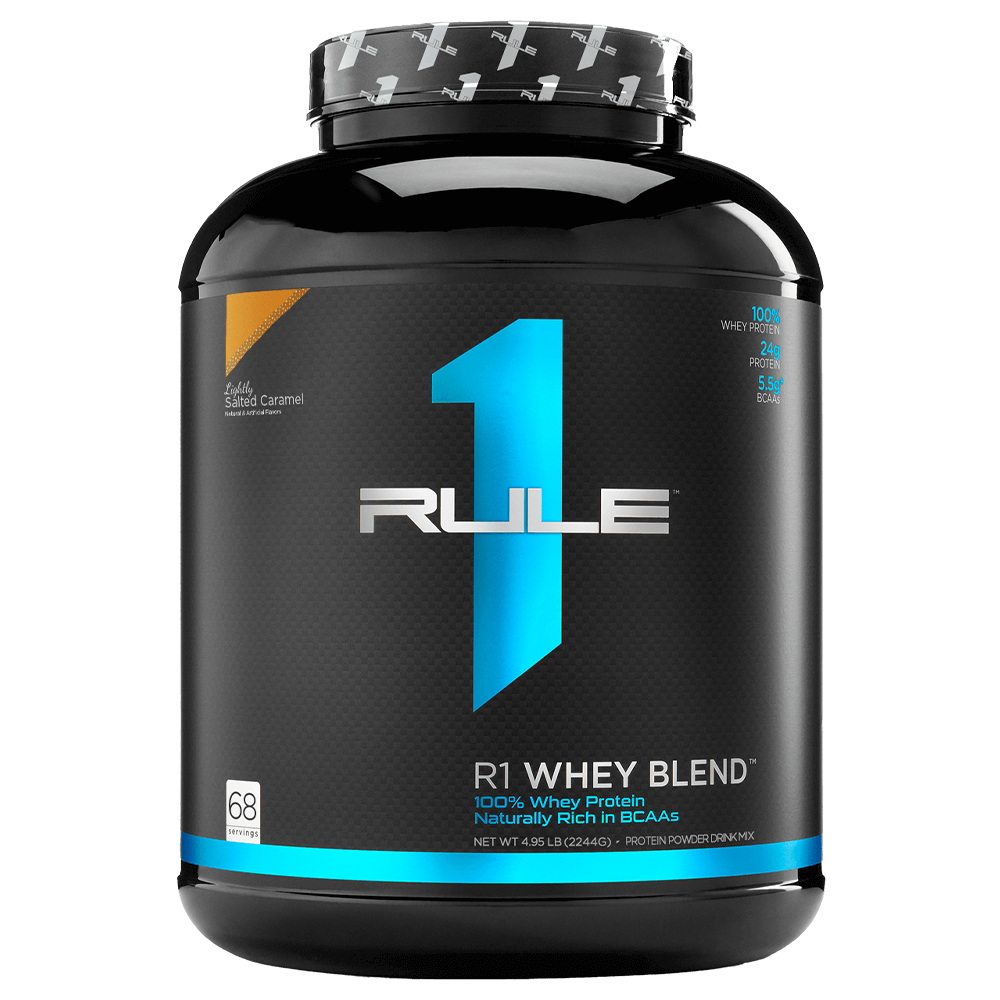 Rule 1 Whey Blend Protein Powder Salted Caramel 68 Serves