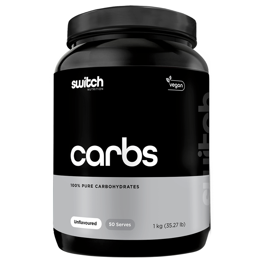 Switch Nutrition 100% Pure Carbs Carbohydrates 1kg Unflavoured