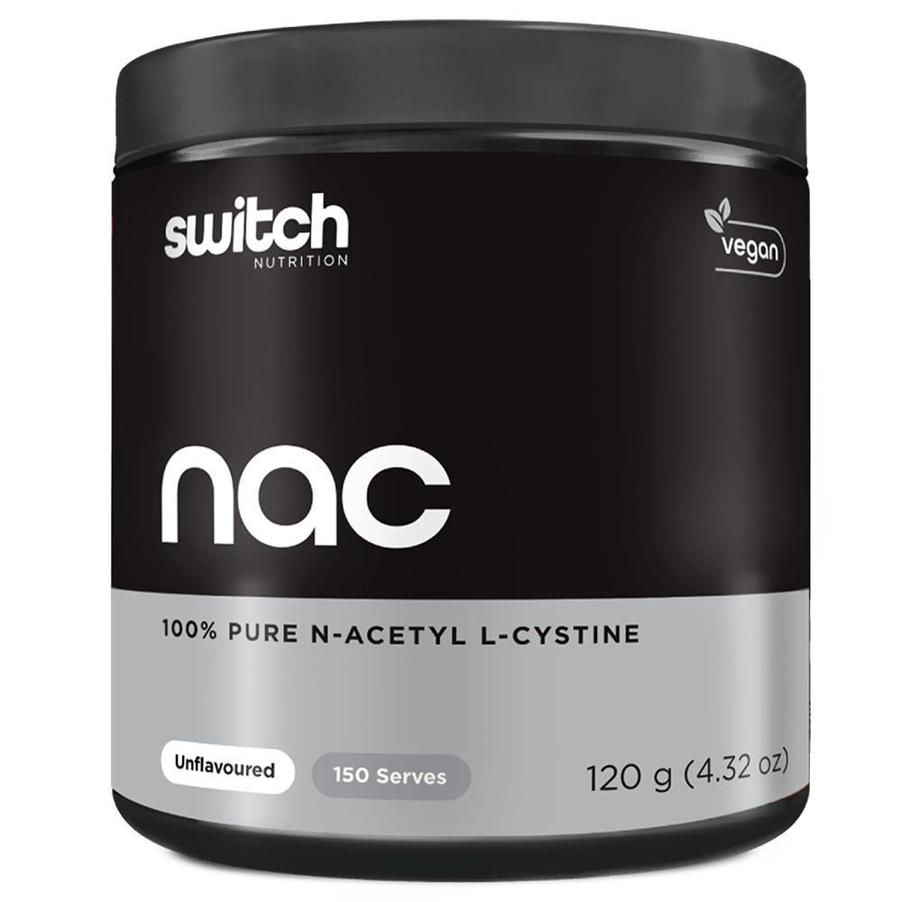 Switch Nutrition 100% Pure N-Acetyl L-Cysteine General Health 150 Serves Unflavoured