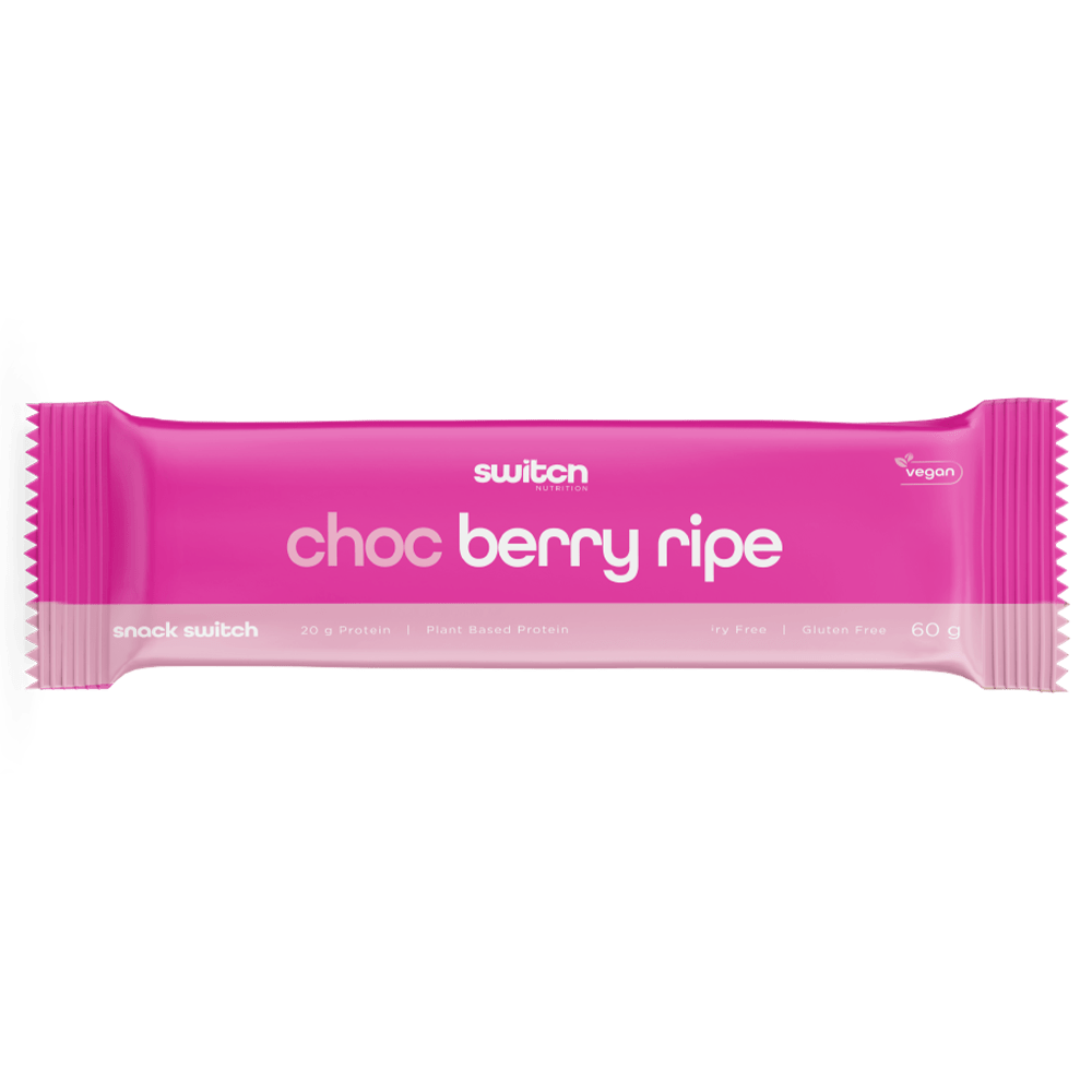Switch Nutrition Snack Switch Food Single Bar Choc Berry Ripe