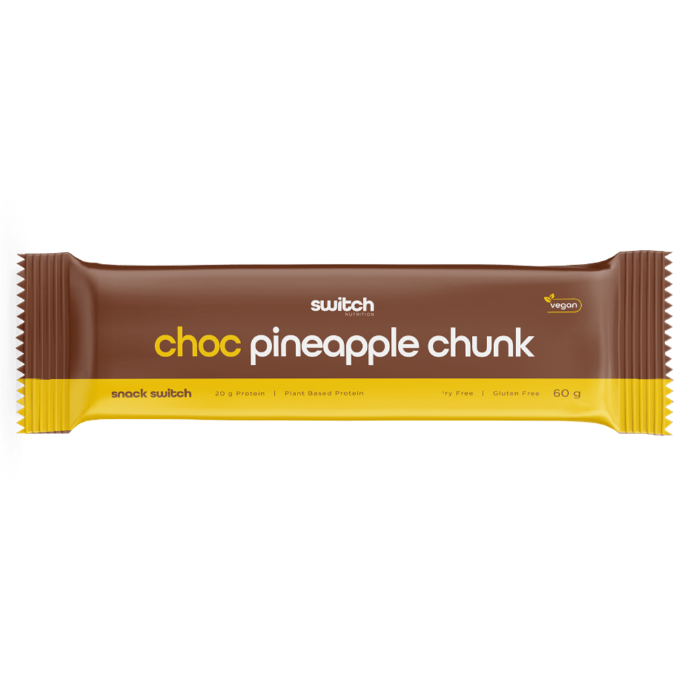 Switch Nutrition Snack Switch Food Single Bar Choc Pineapple Chunk