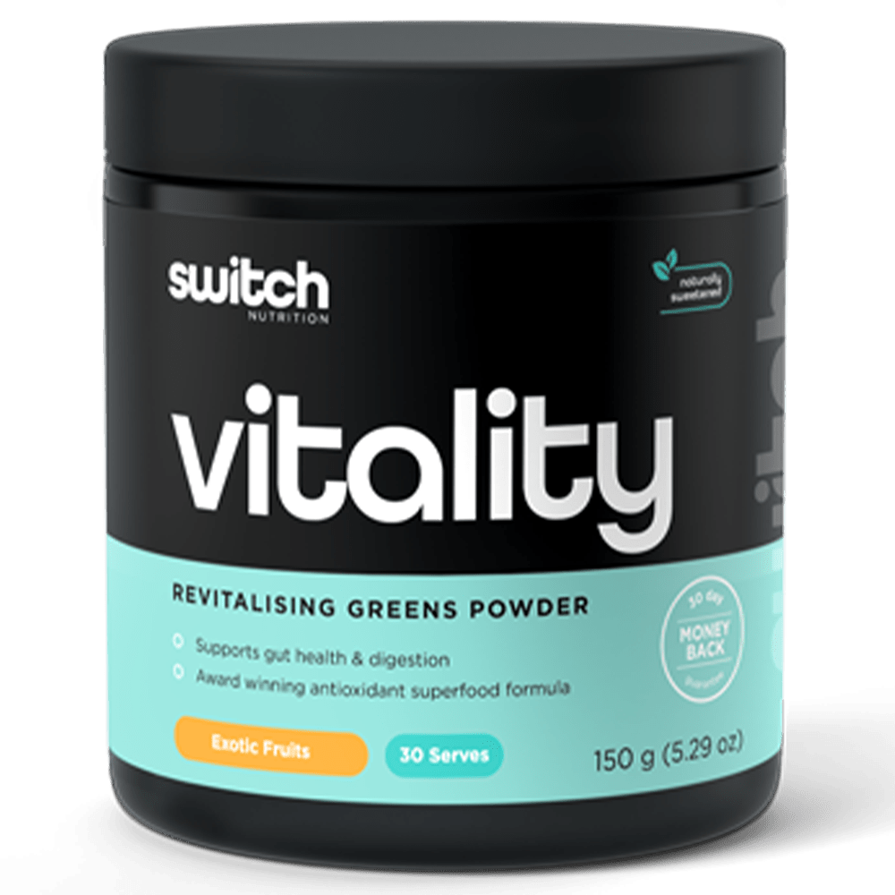 Switch Nutrition Vitality Switch Greens 30 Serves Exotic Fruits
