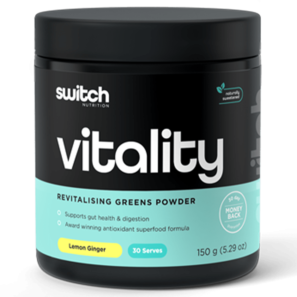 Switch Nutrition Vitality Switch Greens 30 Serves Lemon Ginger