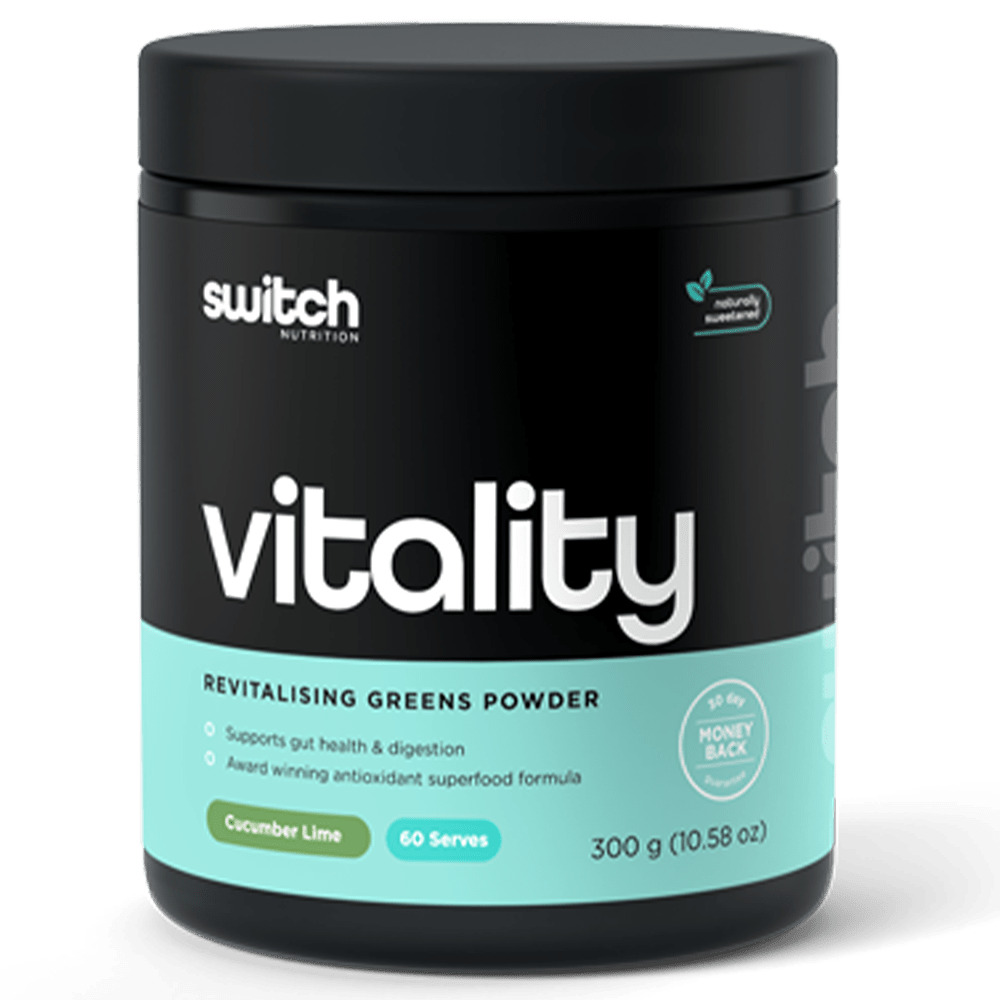 Switch Nutrition Vitality Switch Greens 60 Serves Cucumber Lime