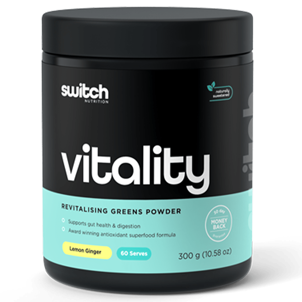 Switch Nutrition Vitality Switch Greens 60 Serves Lemon Ginger