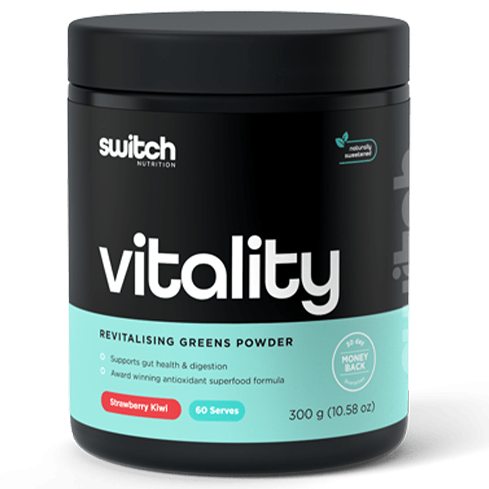 Switch Nutrition Vitality Switch Greens 60 Serves Strawberry Kiwi