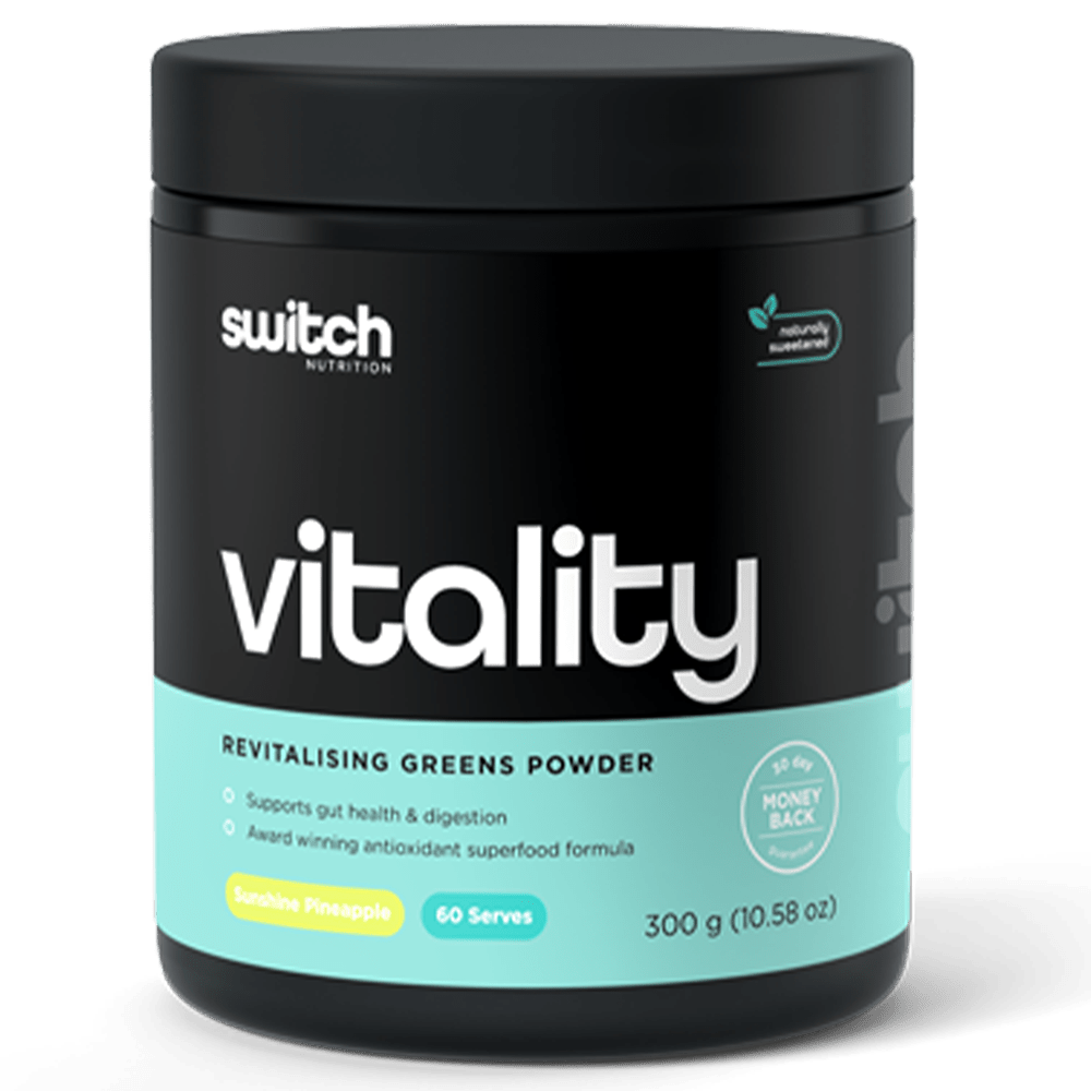 Switch Nutrition Vitality Switch Greens 60 Serves Sunshine Pineapple