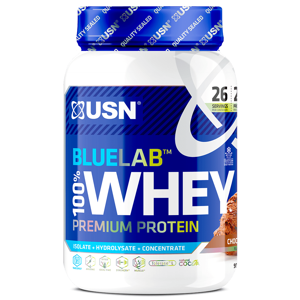USN Blue Lab Whey Protein Powder 908g Chocolate