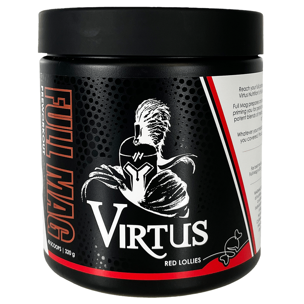 Virtus Nutrition Full Mag Pre-Workout 20 Serves Red Lollies