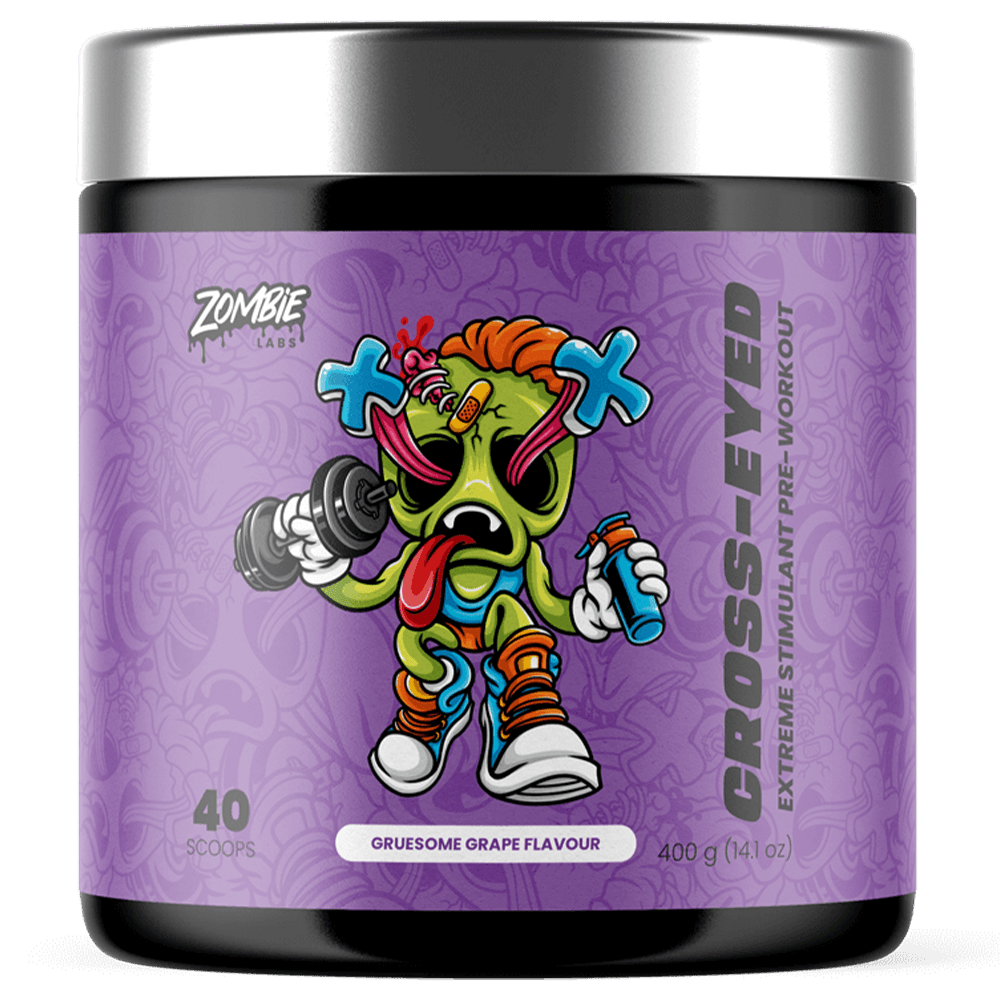 Zombie Labs Cross Eyed Pre-Workout 40 Serves Gruesome Grape