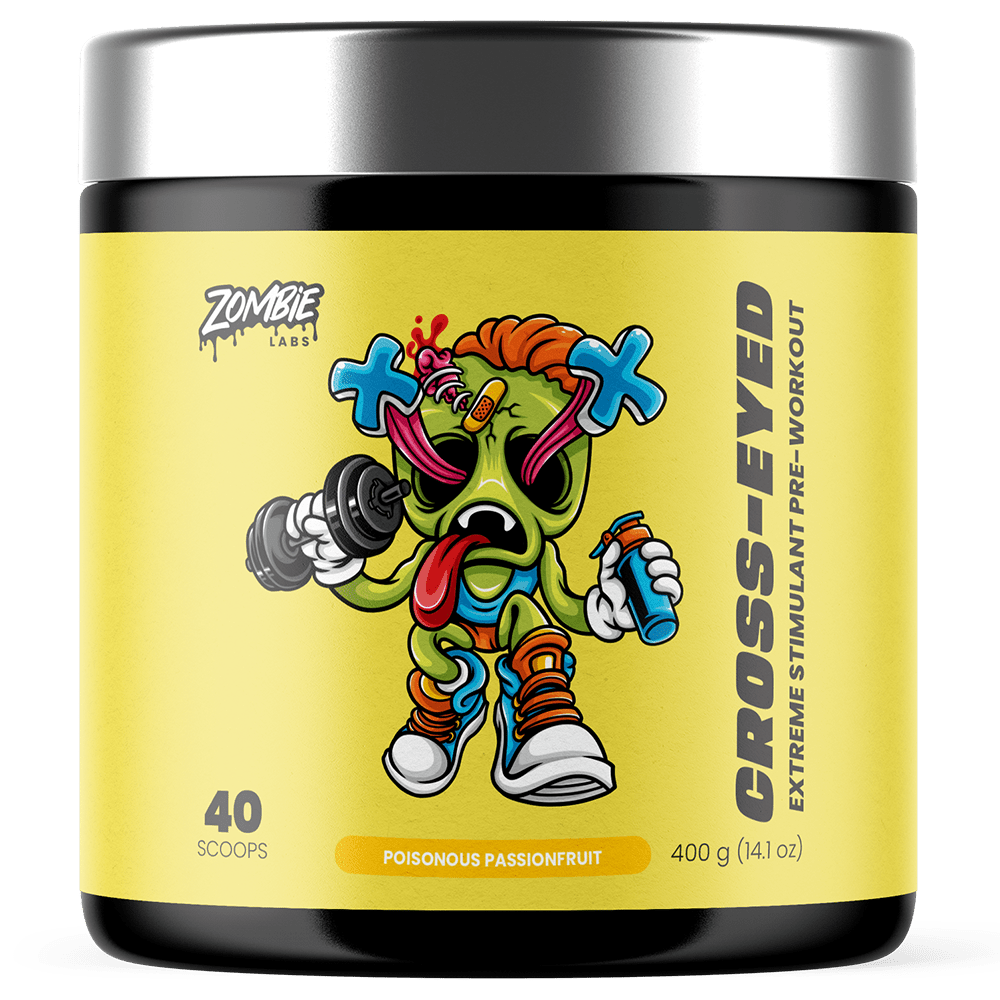Zombie Labs Cross Eyed Pre-Workout 40 Serves Poisonous Passionfruit
