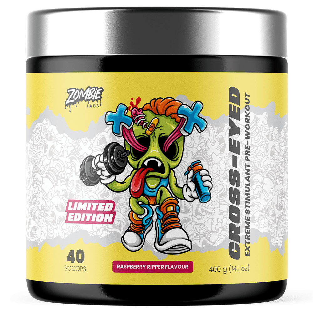Zombie Labs Cross Eyed Pre-Workout 40 Serves Raspberry Ripper