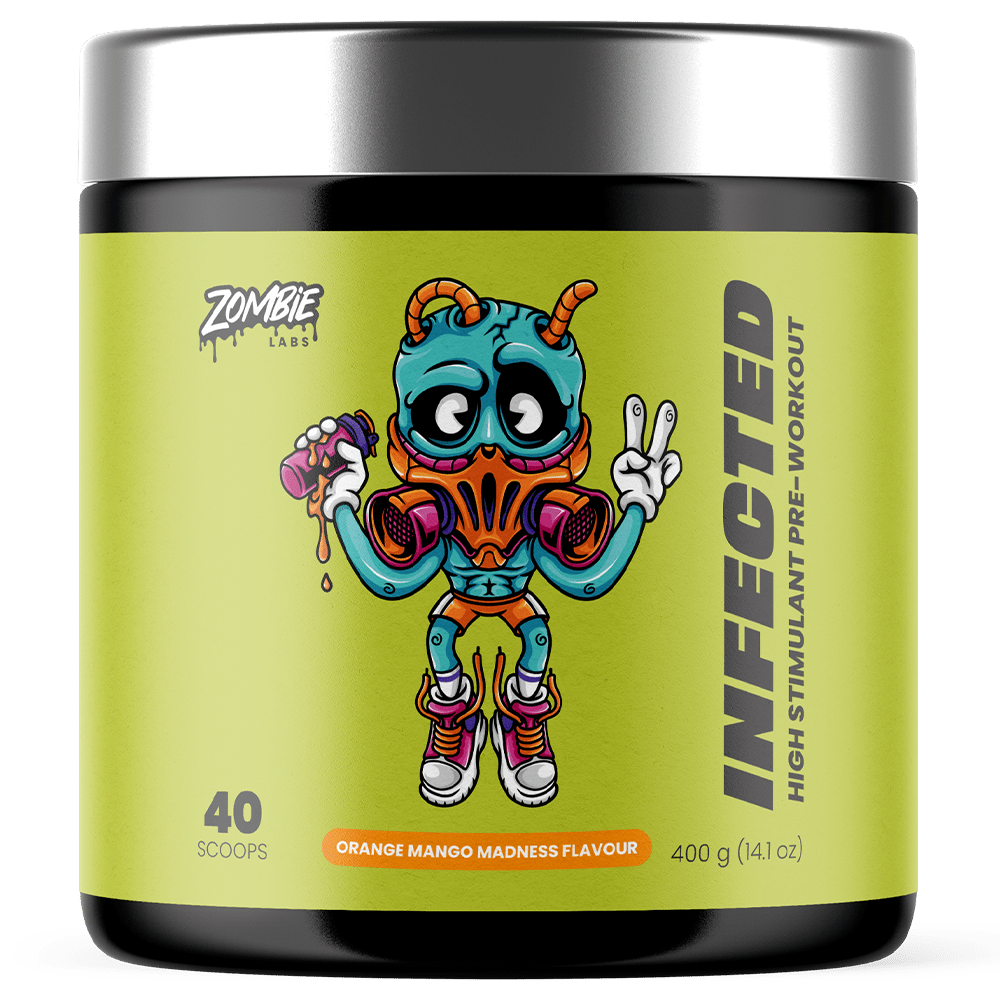 Zombie Labs Infected Pre-Workout 40 Serves Orange Mango Madness