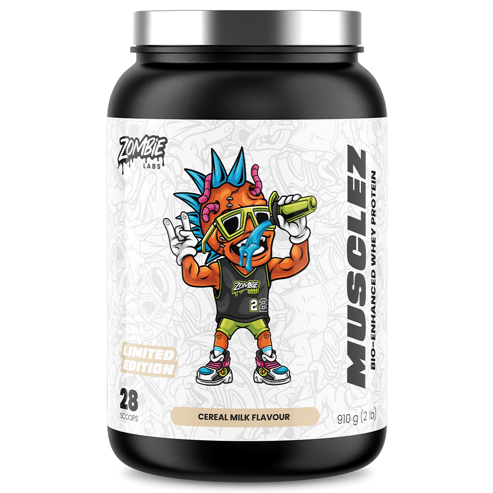 Zombie Labs Musclez Protein Powder 28 Serves Cereal Milk